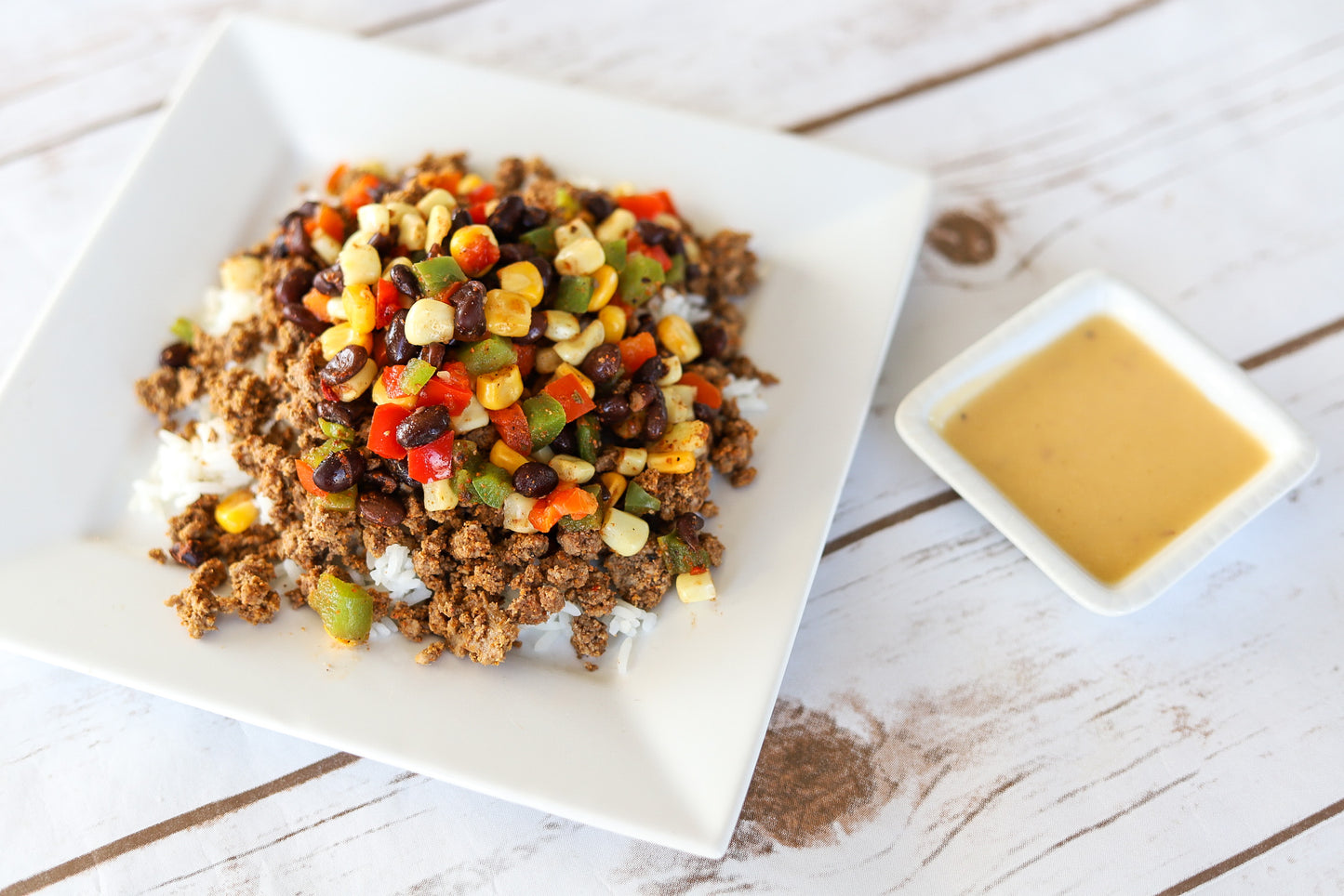 Queso Beef Burrito Bowl